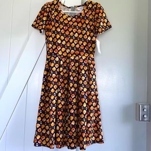LuLaRoe AMELIA Dress Full Skirt With Pockets NWT Small